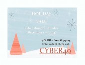 holiday sale flyer