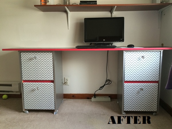 Diy Painiting My Laminate Desk Ladybowtie